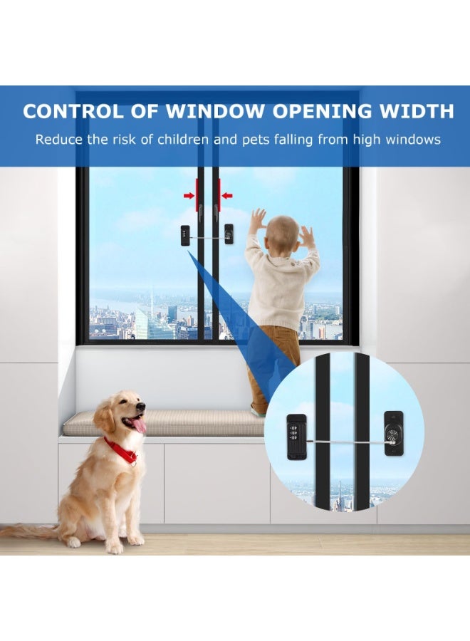 Peachjoy 2pcs Refrigerator Lock with Key and  Fridge Lock with Digital Password, Fridge Locks,Lock for Fridge Freezer, Cabinets and Drawers, Closets, Windows, Refrigerator Lock with 2 Keys - Image 5